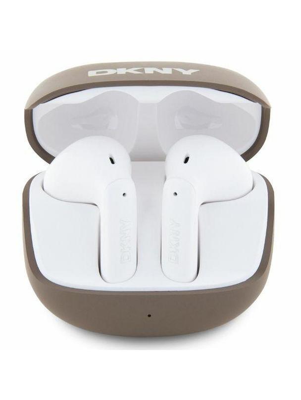 Słuchawki bezprzewodowe douszne TWS DKNY Satiny Finish DKTWST6AEHLW brązowe