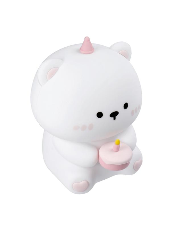 Lampka nocna Urodzinowy Miś Art Deco dotykowy