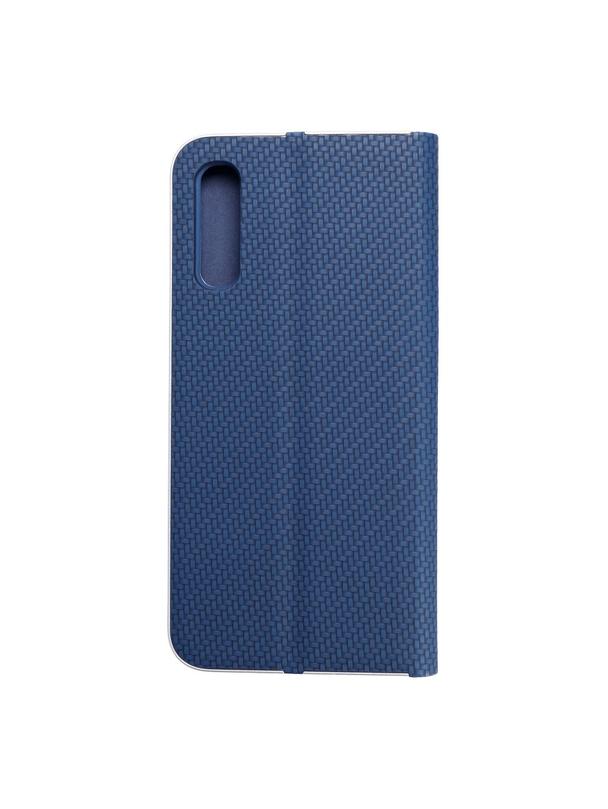 Kabura LUNA Book Carbon do SAMSUNG A50 niebieski