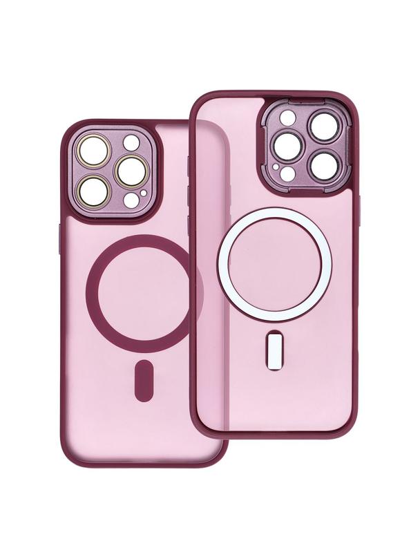 Futerał VARIETE MAG COVER kompatybilny z MagSafe do IPHONE 15 fioletowy