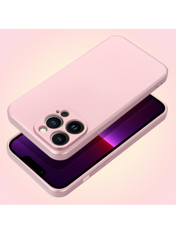 Futerał METALLIC do IPHONE 14 różowy
