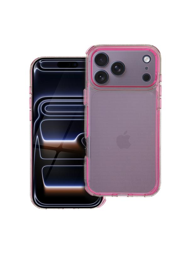 Futerał MATRIX CLEAR do IPHONE 17 Pro Max pudrowy róż
