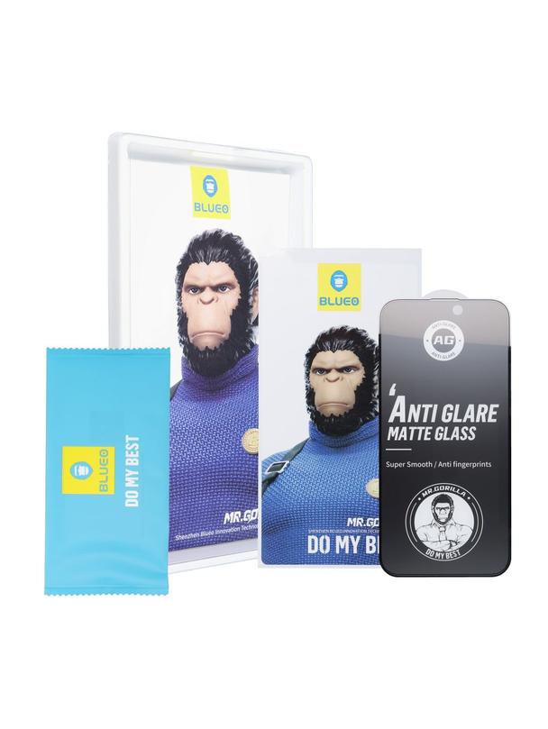 Szkło Hartowane 5D Mr. Monkey Glass - Apple iPhone X/XS/11 Pro czarny (Strong Matte)