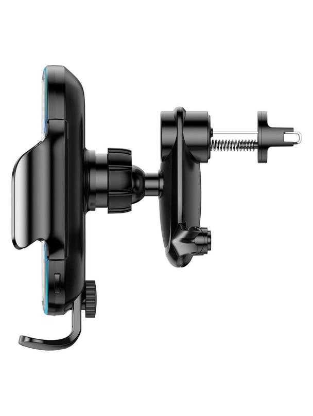 BASEUS uchwyt samochodowy indukcyjny automatyczny do kratki / szyby / deski 15W WXHW03-01 srebrny