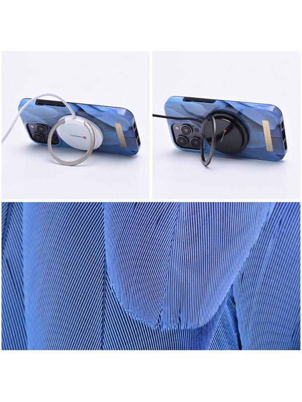 Etui na iPhone 14 Forcell F-Protect Mirage zgodny z MagSafe blue bird