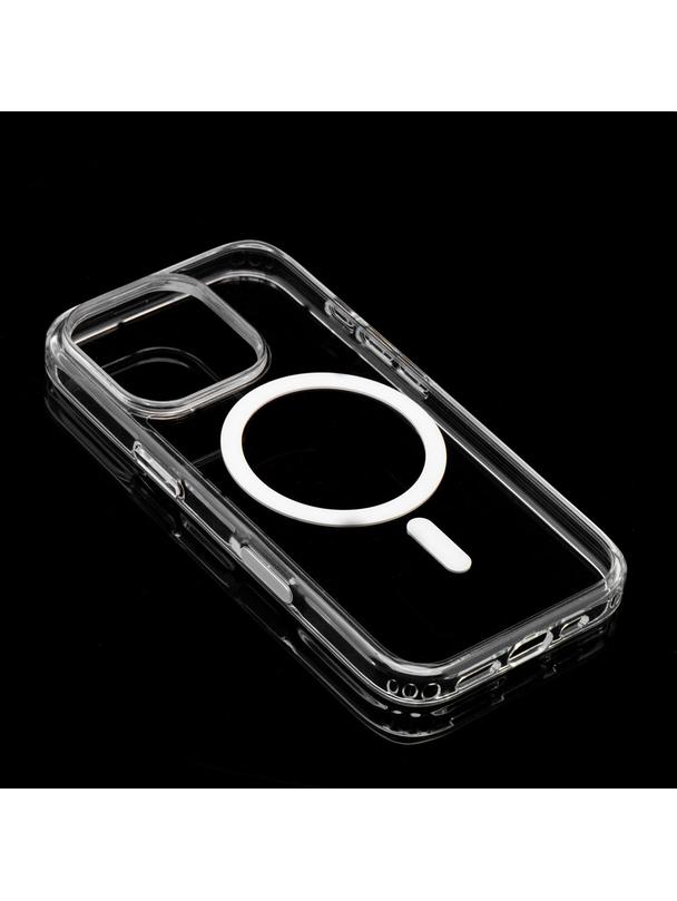 Futerał do Samsung S26 Clear Mag Cover Elite (STR / NIEŻÓŁKNĄCY) zgodny z MagSafe transparentny