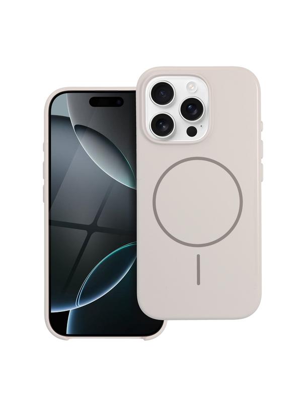 Glossy Mag Cover kompatybilny z MagSafe pasuje do IPHONE 17 Air biały