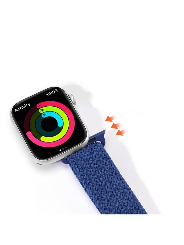 DUX DUCIS pasek MIXTURE II pleciony do Apple Watch 42 / 44 / 45 mm niebieska