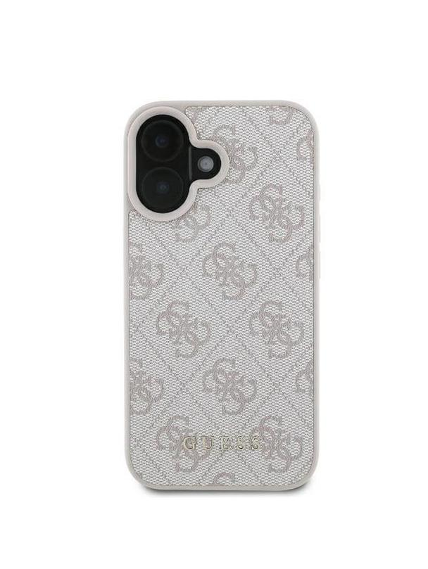 GUESS futerał do IPHONE 16 Plus GUHCP16MG4GFPI (PU 4G Classic) różowy