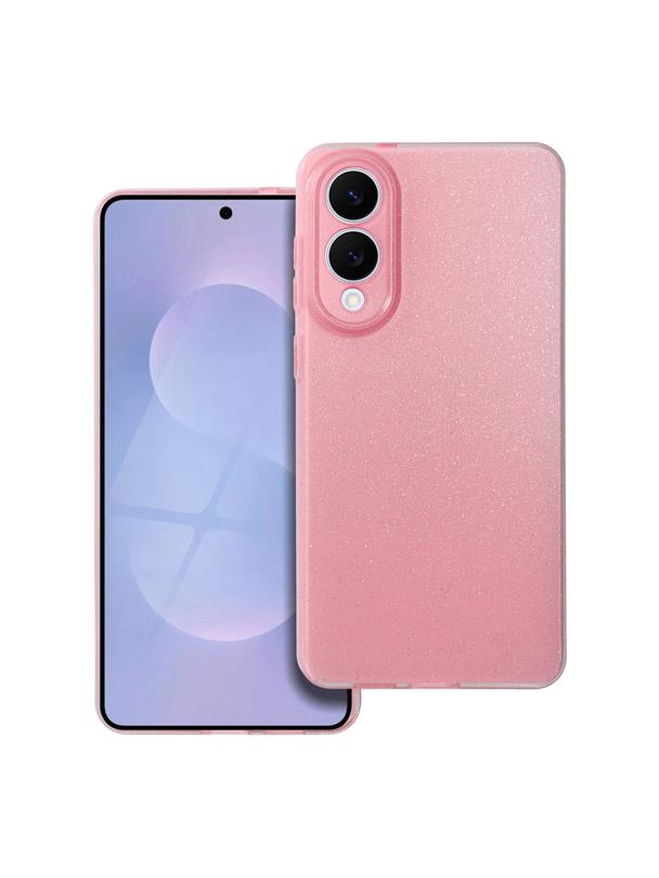 Futerał CLEAR CASE 2 mm BLINK do SAMSUNG S25 Edge różowy