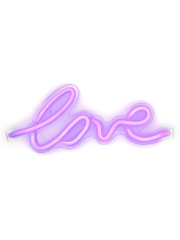 NEON NA ŚCIANĘ LED na USB - LOVE model