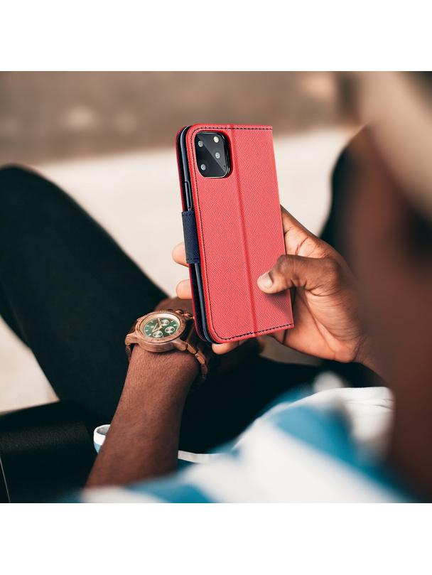 Kabura do XIAOMI Redmi Note 13 Pro 5G Fancy Book czerwono granatowy