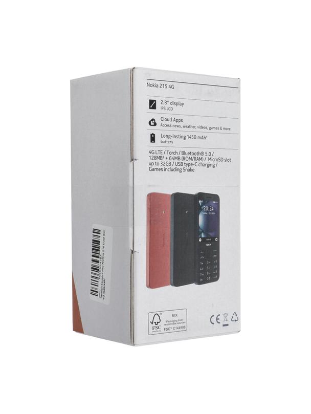 Telefon komórkowy NOKIA 215 Dual Sim 4G niebieski