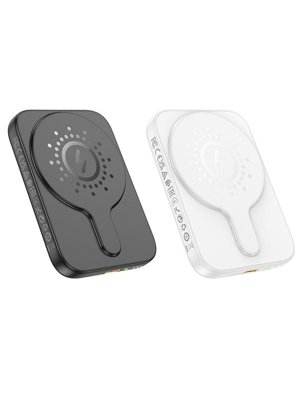 Powerbank zgodny z MagSafe Hoco 5000 mAh QC PD 18W J117 czarny