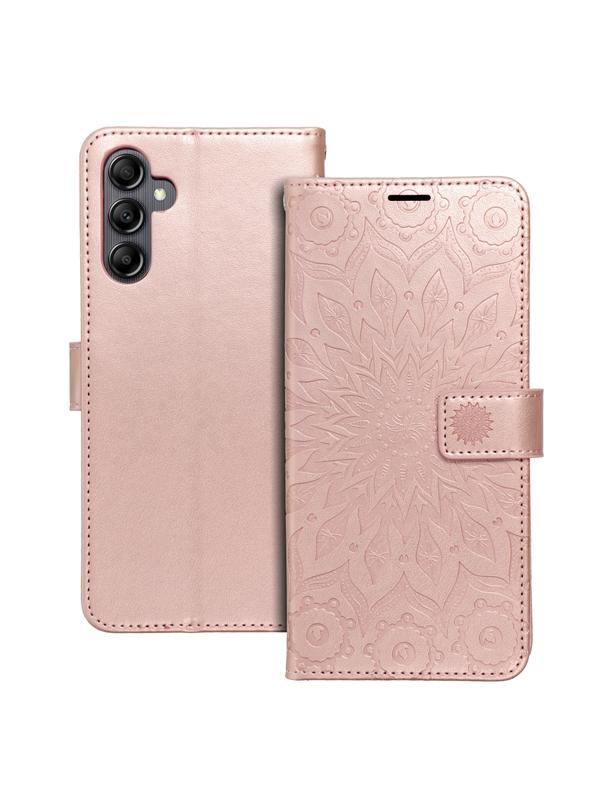 Kabura MEZZO Book do SAMSUNG A14 4G / A14 5G  mandala złoty róż