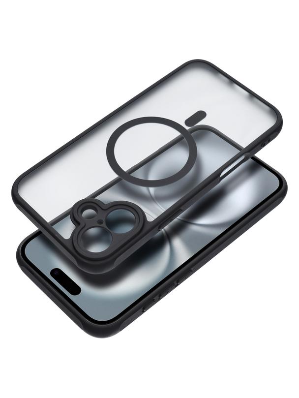 Futerał FULL MATTE MAG COVER kompatybilny z MagSafe do IPHONE 16 Plus czarny