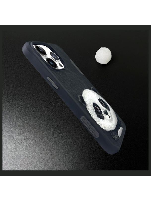 NIMMY futerał BIG EYED PET 2.0 Panda do IPHONE 15 Pro Max czarny