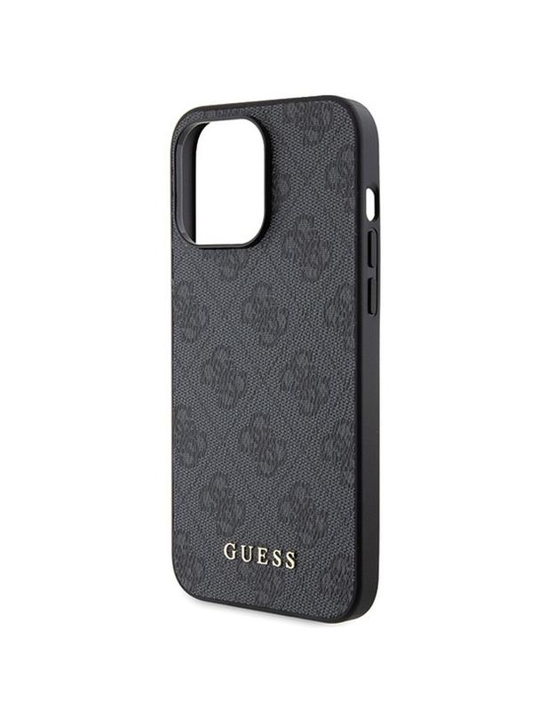 GUESS futerał do IPHONE 15 Pro Max GUHCP15XG4GFGR (4G Metal Logo) szary