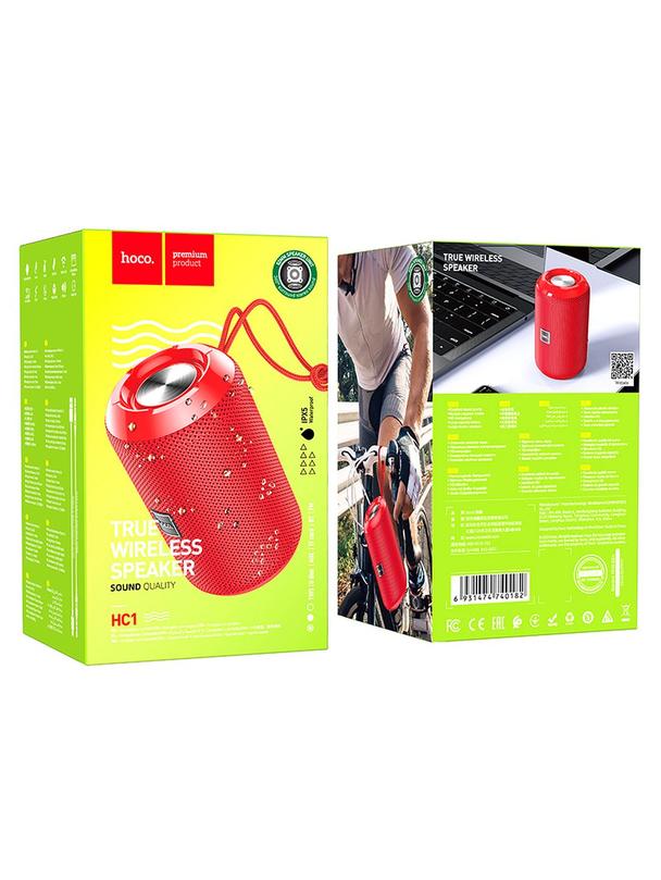 Głośnik bluetooth 5W 4h Hoco HC1 czerwony