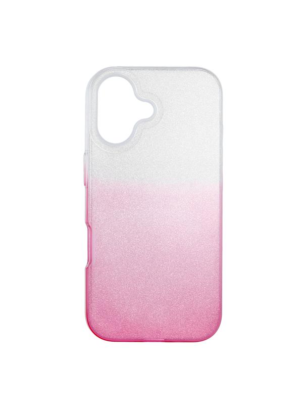Futerał SHINING do IPHONE 17 transparentny różowy