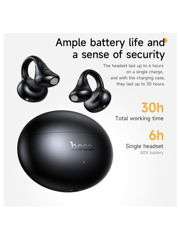 Słuchawki bezprzewodowe douszne Hoco TWS EA8 czarny