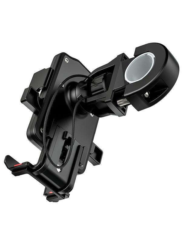 Uchwyt na telefon do roweru / motocykla Hoco do kierownicy CA73 czarno czerwony