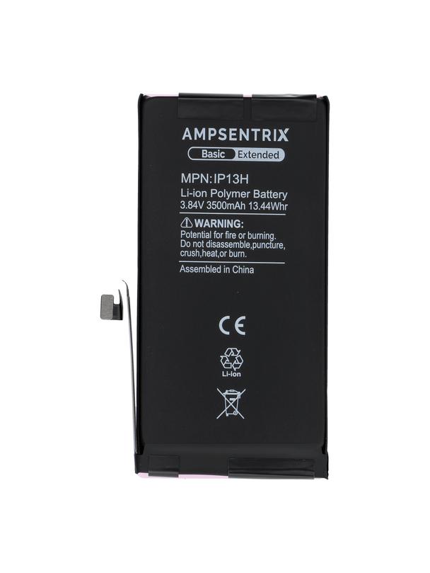 AmpSentrix Basic bateria do iPhone 13 (zwiększona pojemność 3500 mAh)