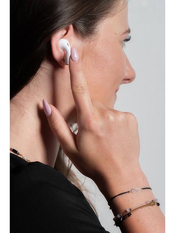 Słuchawki bezprzewodowe douszne Forcell F-Audio Master Pro TWS białe