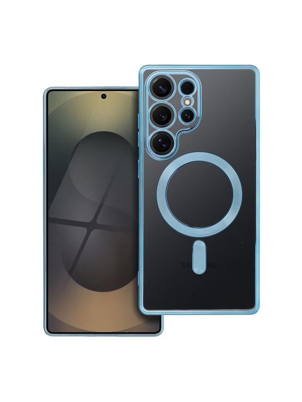 Futerał ELECTRO MAG COVER kompatybilny z MagSafe do SAMSUNG S25 Ultra niebieski