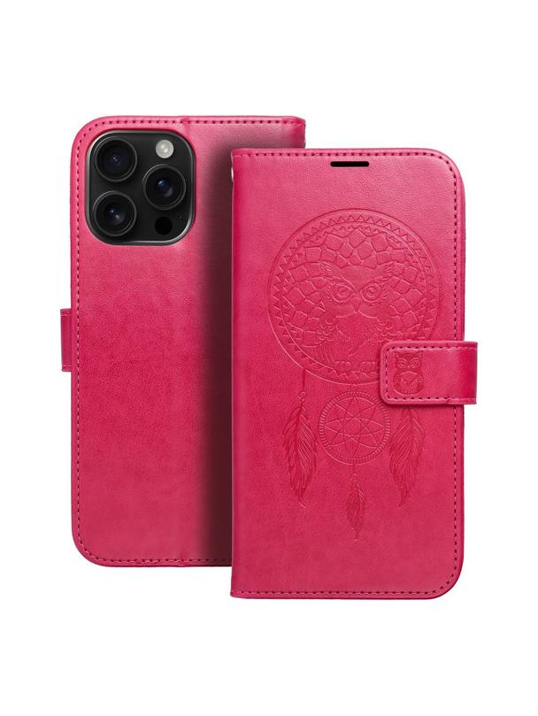Kabura MEZZO Book do IPHONE 16 Pro Max łapacz snów magenta