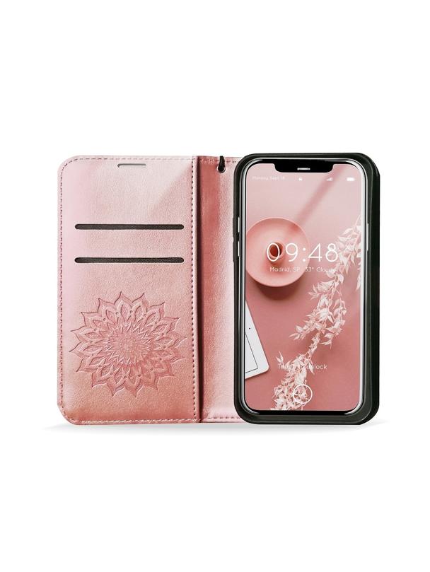 Kabura MEZZO Book do SAMSUNG S20 FE / S20 FE 5G mandala złoty róż