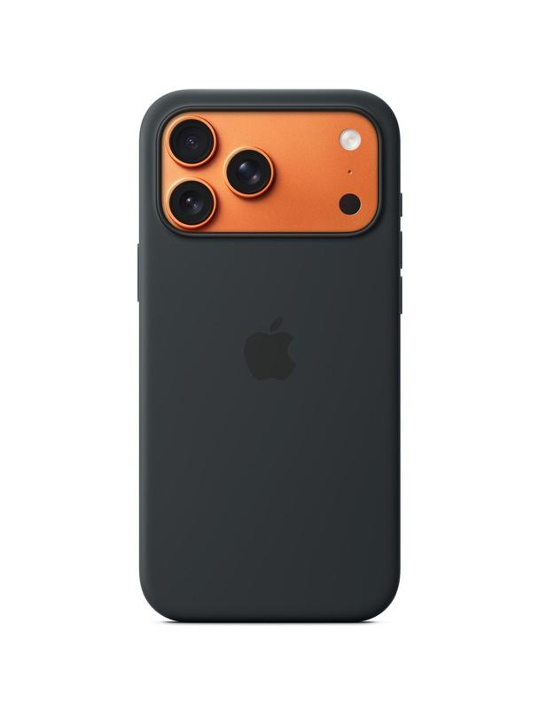 iPhone 17 Pro Max Silicone Case with MagSafe – Black 0INT