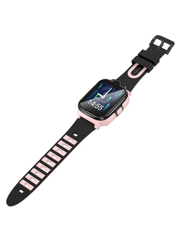 Smartwatch dla dzieci Hoco 1,69" 4G GPS z funkcją rozmowy Y104 różowy