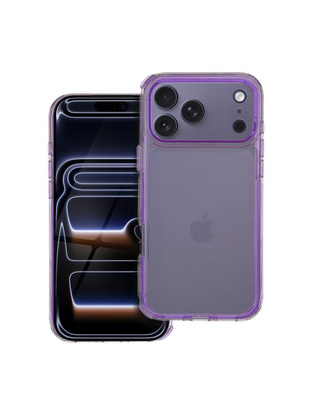 Futerał MATRIX CLEAR do IPHONE 17 Pro Max jasnofioletowy