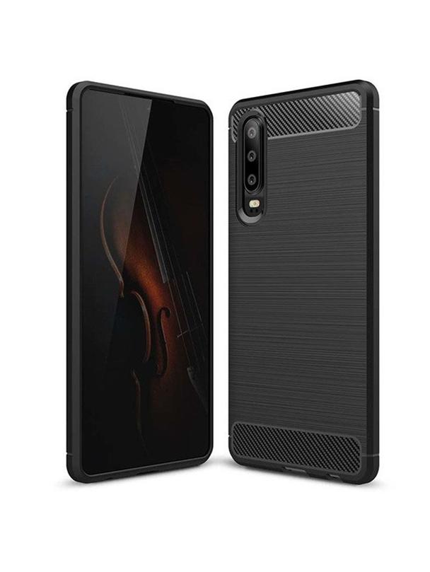 Futerał CARBON do HUAWEI P30 czarny