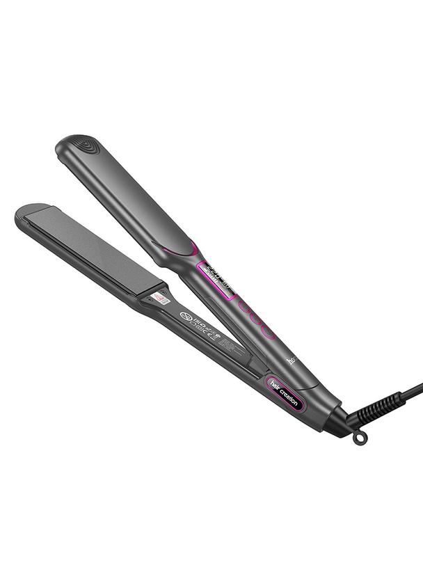 Prostownica do włosów Hoco z wyświetlaczem HP42 szara