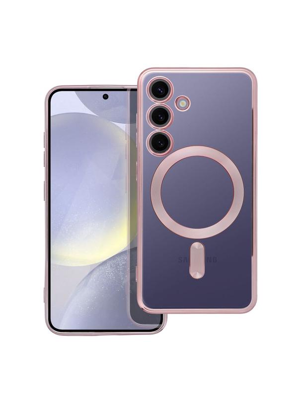 Futerał ELECTRO MAG COVER kompatybilny z MagSafe do SAMSUNG S24 złoty róż