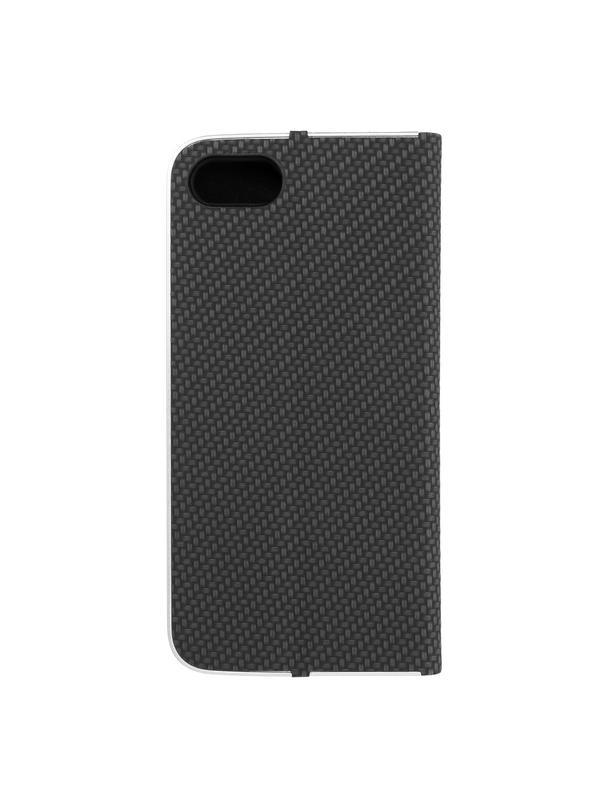 Kabura LUNA Book Carbon do IPHONE 7 / 8 / SE 2020 / SE 2022 czarny