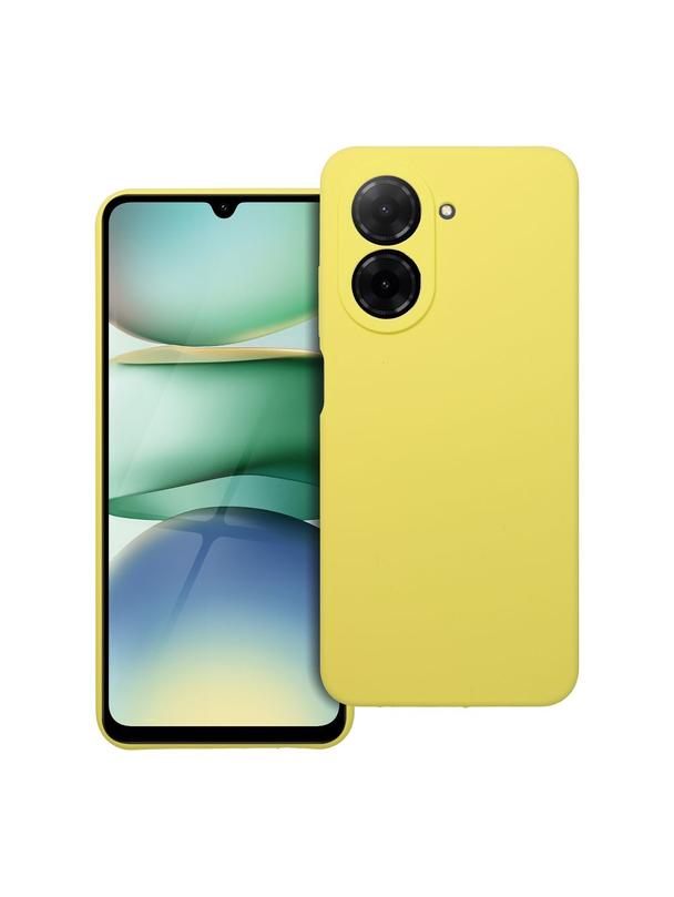 Futerał SILICONE 2mm do XIAOMI REDMI A5 ( 171,7 x 77,8 x 8,26 ) żółty