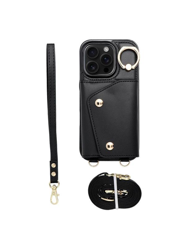 Futerał portfel WONDER dla IPHONE 16 PRO czarny