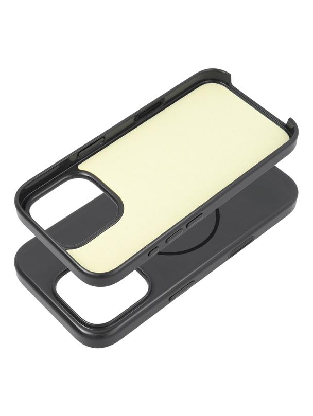 Glossy Mag Cover kompatybilny z MagSafe pasuje do IPHONE 15 czarny