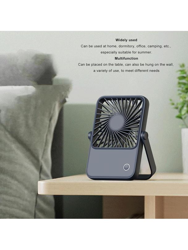 Wentylator / wiatrak biurkowy z regulowaną podstawką HX-122 ciemny niebieski