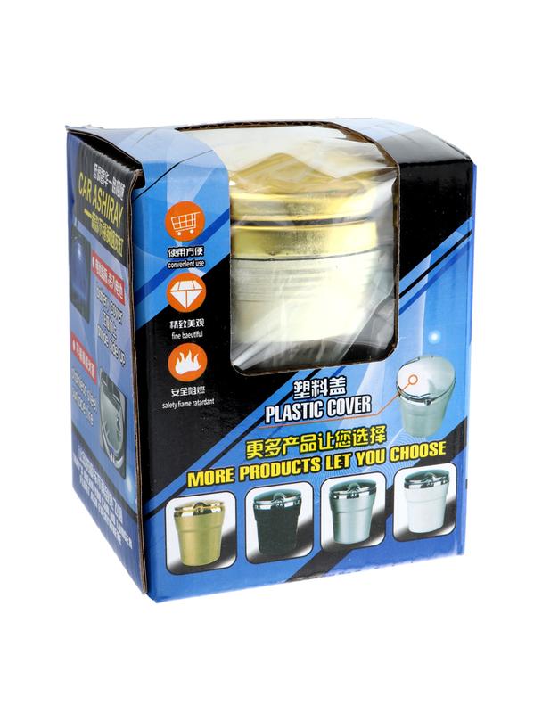 Popielniczka samochodowa CHROM złota