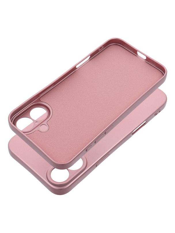 Futerał METALLIC do IPHONE 16 Plus różowy