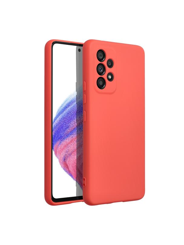 Futerał SILICONE do SAMSUNG A53 5G brzoskwiniowy