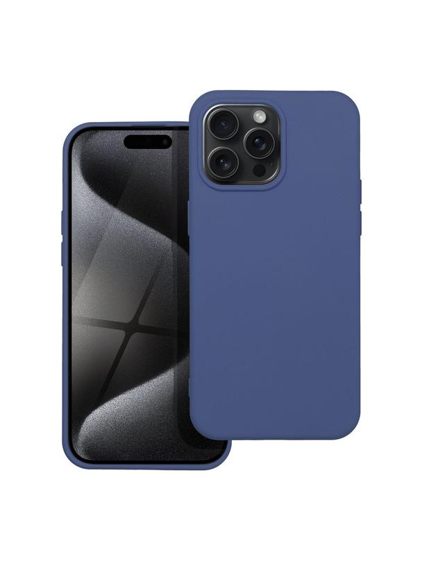 Futerał SILICONE do IPHONE 15 Pro Max niebieski