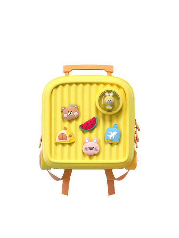 PICOCICI Mały plecak dla dzieci podróżny K33 żółty