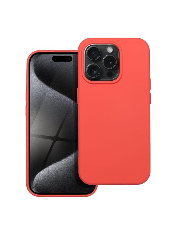 Futerał SILICONE do IPHONE 15 Pro brzoskwiniowy