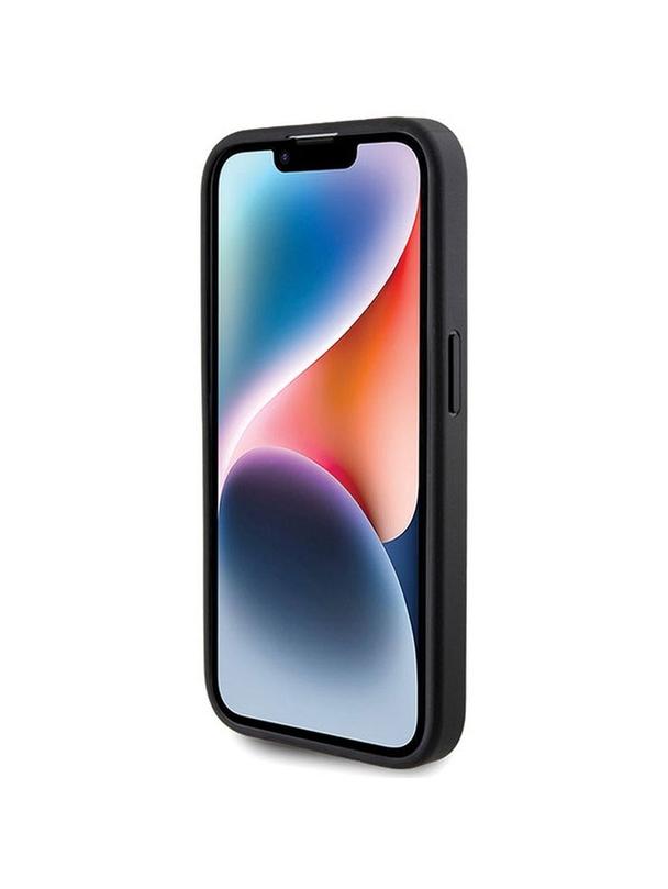 GUESS futerał do IPHONE 15 Pro Max GUHCP15XHG4SGK (Fixed Glitter Big 4G) czarny