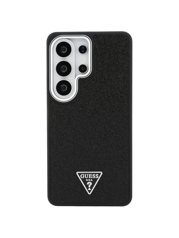 GUESS futerał do SAMSUNG S26 Ultra GUHMS26LPFGTSCMK (Fixed Glitter Triangle MagSafe) czarny